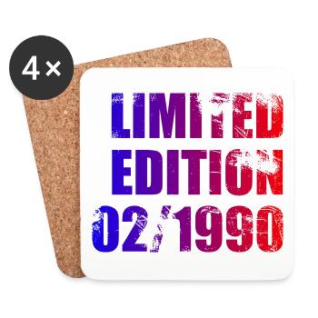 35e anniversaire Edition limitée 02/1990 - Dessous de verre (lot de 4) - blanc - Devant