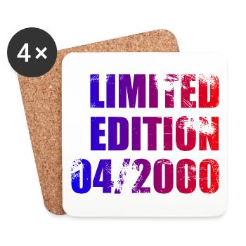 25e anniversaire Edition limitée 04/2000 - Dessous de verre (lot de 4) - blanc - Devant
