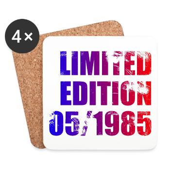 40e anniversaire Edition limitée 05/1985 - Dessous de verre (lot de 4) - blanc - Devant