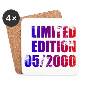 25e anniversaire Edition limitée 05/2000 - Dessous de verre (lot de 4) - blanc - Devant