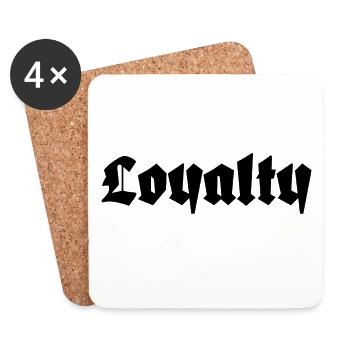 Loyalty - Untersetzer (4er-Set) - Weiß - Vorne