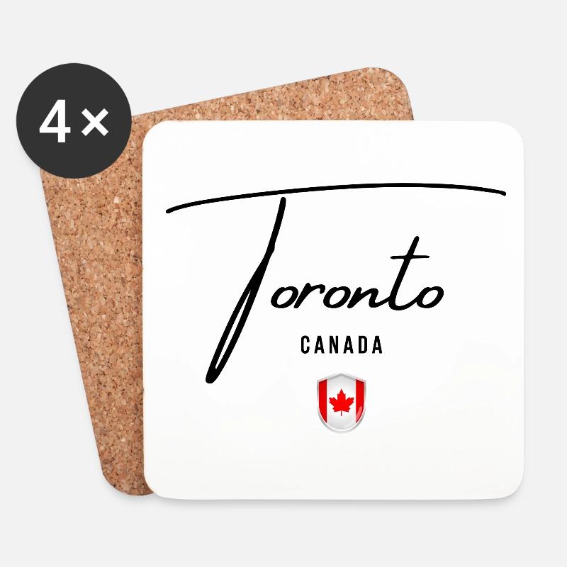 Ich liebe Toronto, Toronto Kanada - Untersetzer (4er-Set) - Weiß