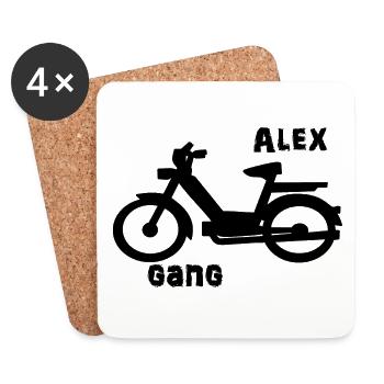 ALEX MOFA GEAR - Coasters (set of 4) - white - Front