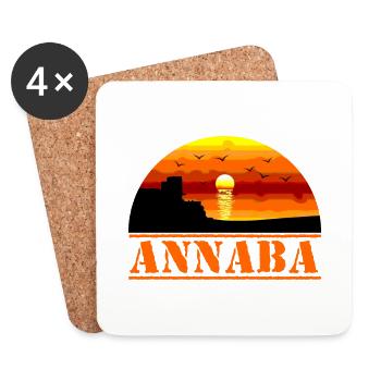 Annaba - Untersetzer (4er-Set) - Weiß - Vorne