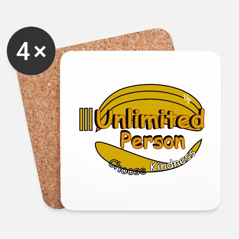 Choose Kindness - Untersetzer (4er-Set) - Weiß