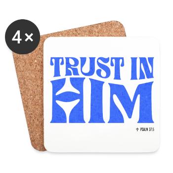 Christianity Christian Bible Verse - Coasters (set of 4) - white - Front