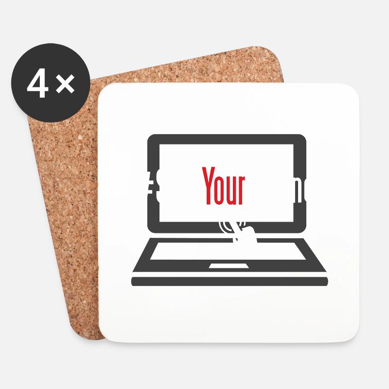 Save Your Internet - Untersetzer (4er-Set) - Weiß