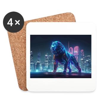 Cyber Pride - Coasters (set of 4) - white - Front