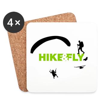 Hike Fly - Untersetzer (4er-Set) - Weiß - Vorne