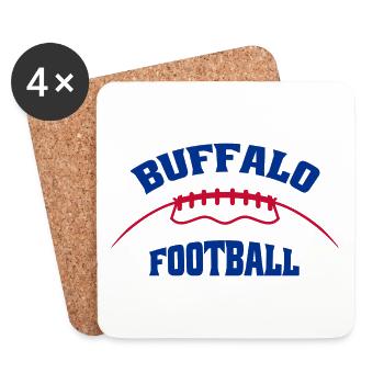 Buffalo Football - Untersetzer (4er-Set) - Weiß - Vorne