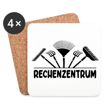 Rechenzentrum Grafik Gärtner Gartenbau Gärtnern Ga - Untersetzer (4er-Set) - Weiß - Vorne