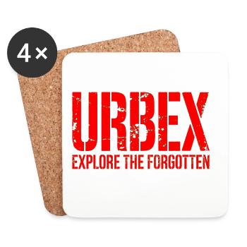 Urbex explore l’oubli - Dessous de verre (lot de 4) - blanc - Devant