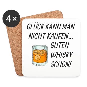 Whisky Saying - Coasters (set of 4) - white - Front