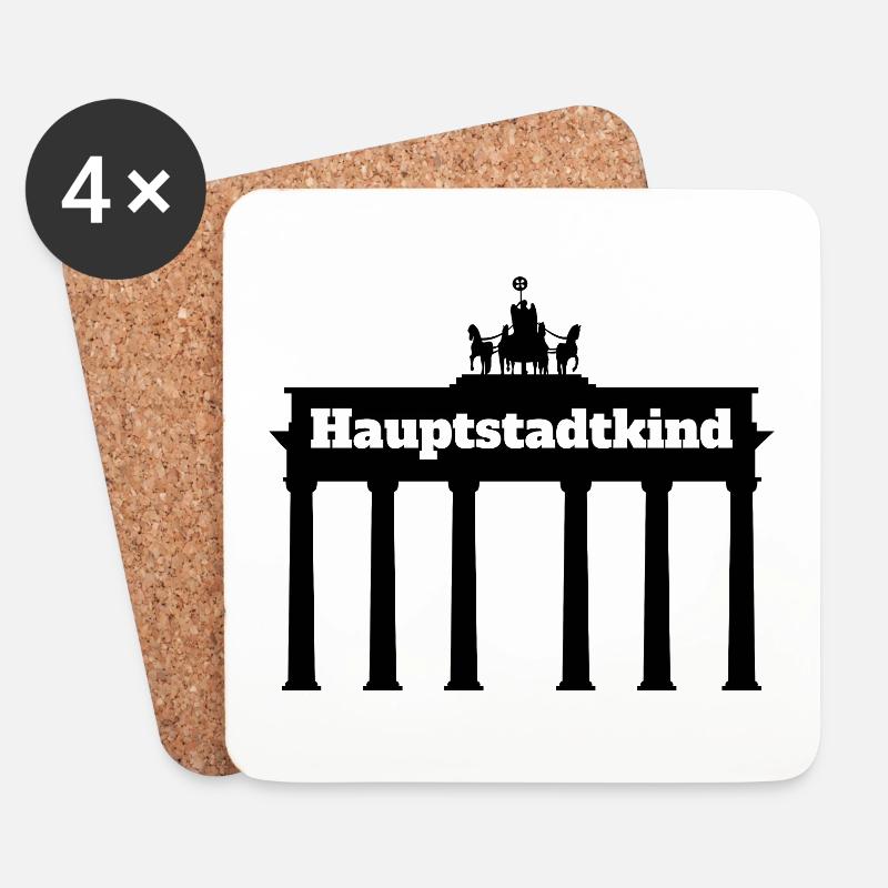 Berlin - Untersetzer (4er-Set) - Weiß