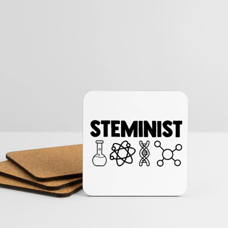 Steminist Software Developer Coder Nerd Conmputer Untersetzer (4er-Set)