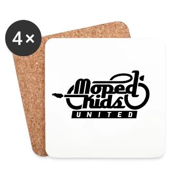 Moped Kids United - Untersetzer (4er-Set) - Weiß - Vorne