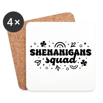 Shenanigans squad - Dessous de verre (lot de 4) - blanc - Devant