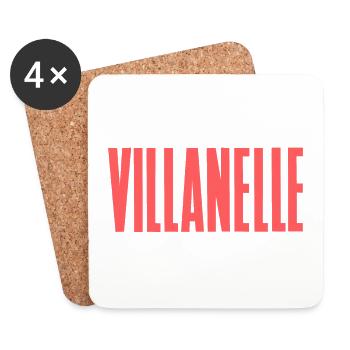 Villanelle - Oksana- - Untersetzer (4er-Set) - Weiß - Vorne