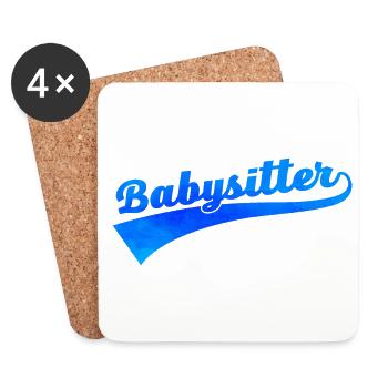 Babysitter Graphic Daycare Provider Daycare Teach - Untersetzer (4er-Set) - Weiß - Vorne