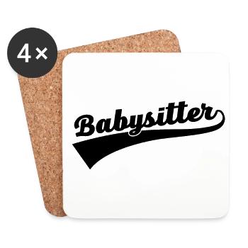 Babysitter Graphic Daycare Provider Daycare Teach - Untersetzer (4er-Set) - Weiß - Vorne
