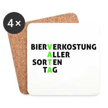 VATA TAG - Untersetzer (4er-Set) - Weiß - Vorne