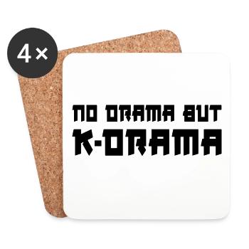 Pas de drame mais K-Drama - Dessous de verre (lot de 4) - blanc - Devant