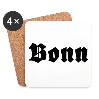Bonn - Untersetzer (4er-Set) - Weiß - Vorne