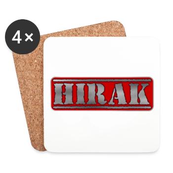 Hirak - Coasters (set of 4) - white - Front