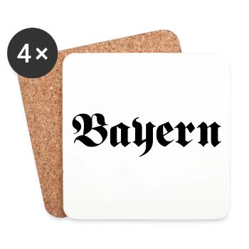 Bayern - Untersetzer (4er-Set) - Weiß - Vorne