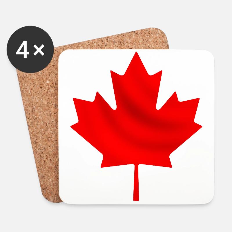 Canada - Untersetzer (4er-Set) - Weiß