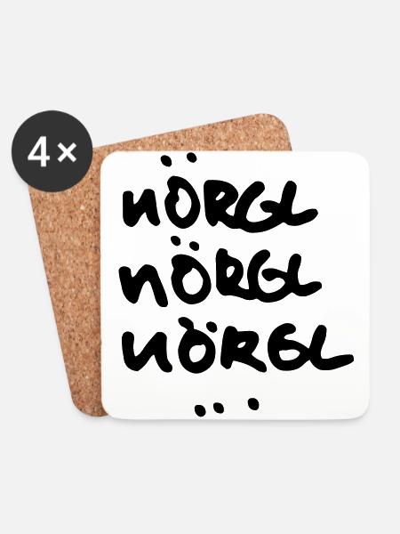 Whiner - Coasters (set of 4) - white