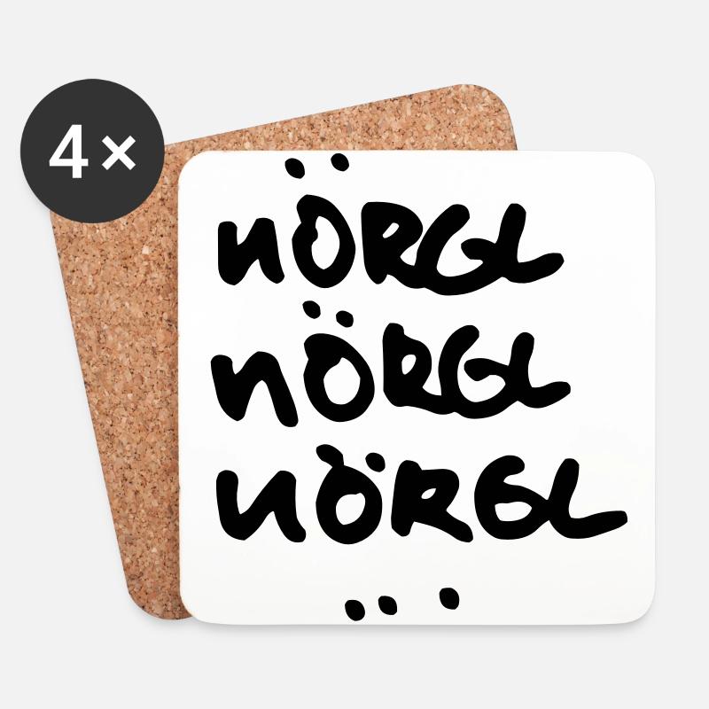 Whiner - Coasters (set of 4) - white