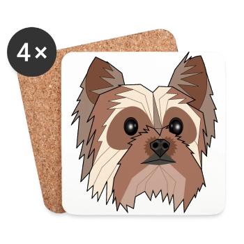Yorkshire - Illyana - Coasters (set of 4) - white - Front