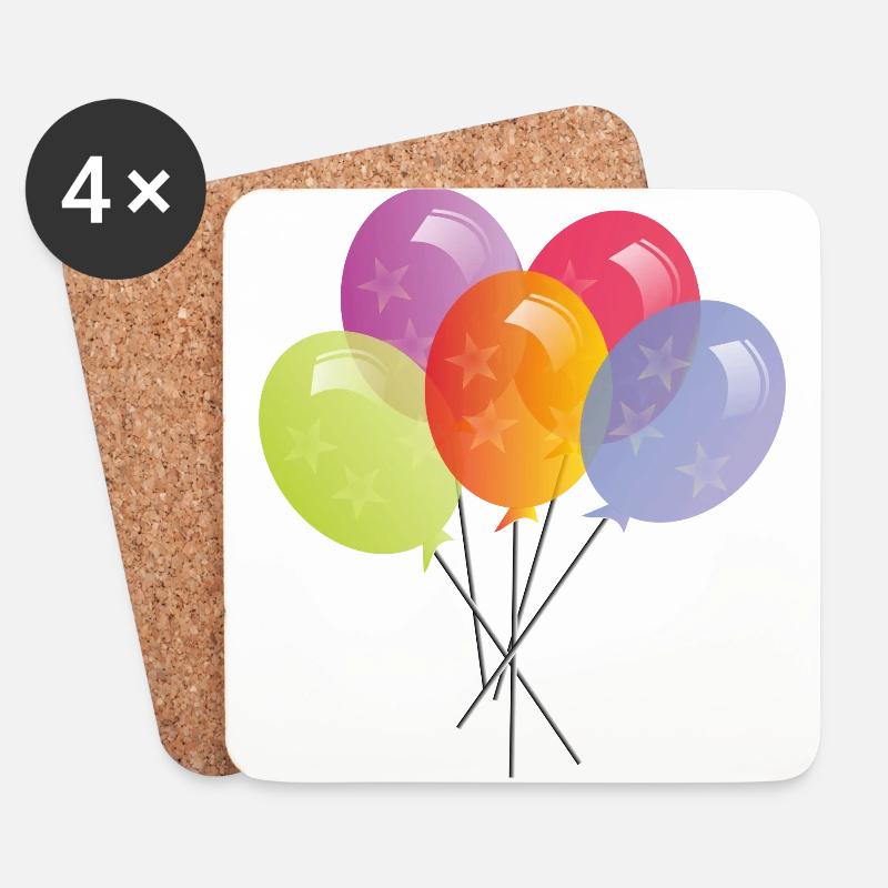 GLOBOS - Untersetzer (4er-Set) - Weiß