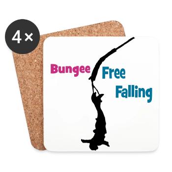 Bungee Fall - Untersetzer (4er-Set) - Weiß - Vorne