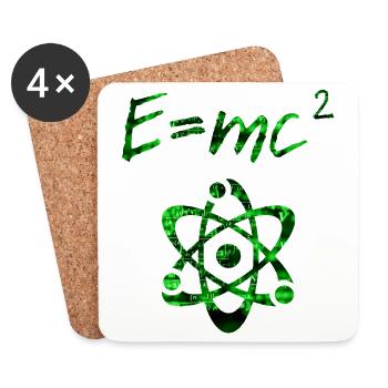 Atom/Formula - Coasters (set of 4) - white - Front