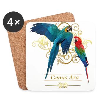 Aras - Dessous de verre (lot de 4) - blanc - Devant