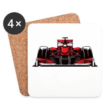 Je Peux Pas J'ai Grand Prix - Dessous de verre (lot de 4) - blanc - Devant