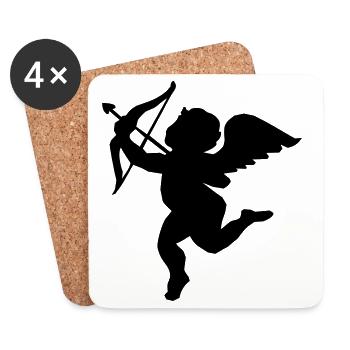 Angel of Love - Coasters (set of 4) - white - Front