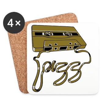 Cassette Jazz flex - Untersetzer (4er-Set) - Weiß - Vorne