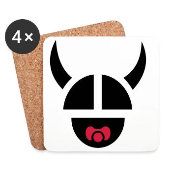 Viking Child - Coasters (set of 4) - white - Front