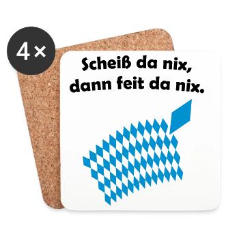 Bavaria - Coasters (set of 4) - white - Front
