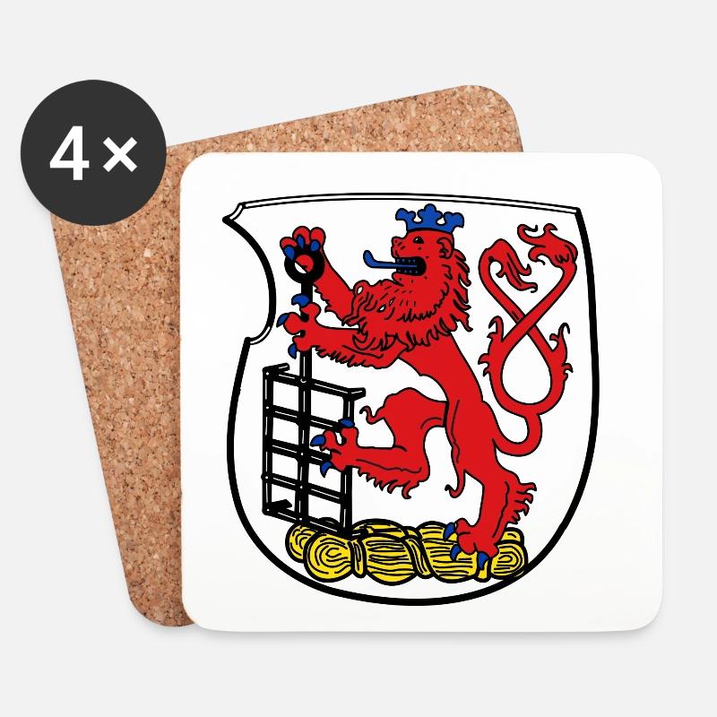 Wuppertal - Untersetzer (4er-Set) - Weiß