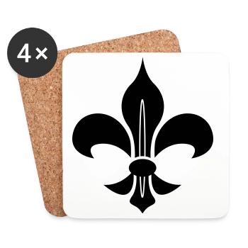 scouts - Coasters (set of 4) - white - Front