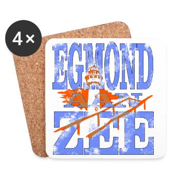 Egmond aan Zee - Untersetzer (4er-Set) - Weiß - Vorne