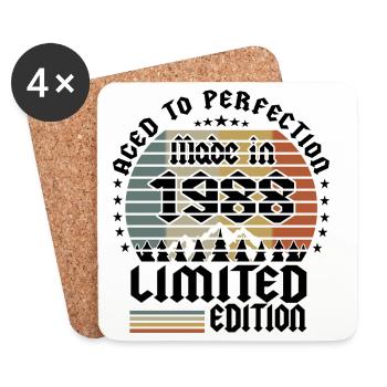 1988 Limited Edition - Coasters (set of 4) - white - Front