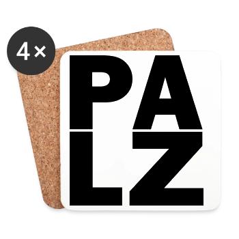 Pfalzluschd - Dessous de verre (lot de 4) - blanc - Devant