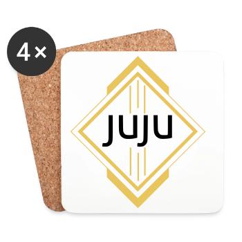 Juju - Coasters (set of 4) - white - Front