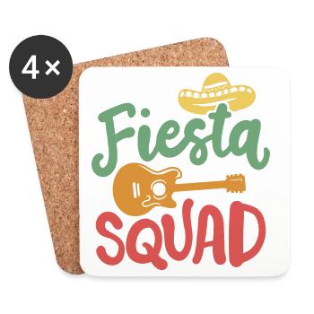 Cinco de Mayo Fiesta mexikanische Party - Untersetzer (4er-Set) - Weiß - Vorne