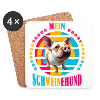 My weaker self - Coasters (set of 4) - white - Front